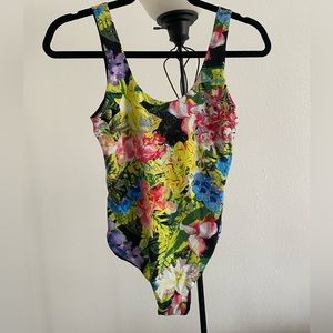 NEW WITH TAGS Stance thong floral bodysuit